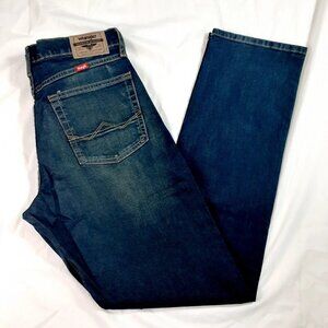 Wrangler Jeans Mens Size 30x32 Hendrix Blue Athletic Fit Stretch Denim